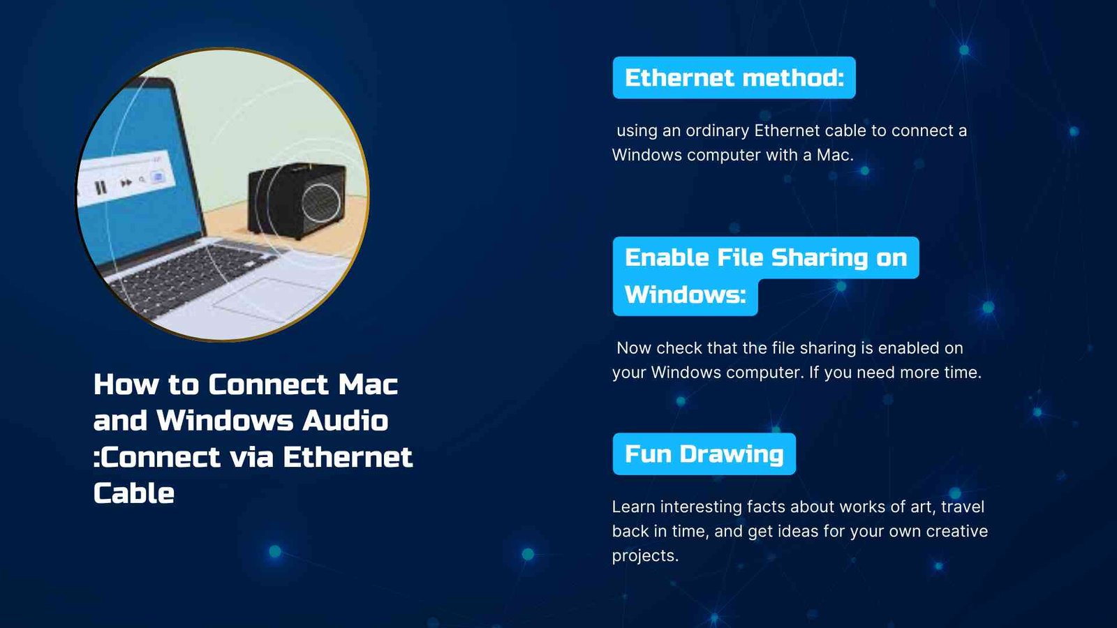 How to Connect Mac and Windows Audio Connect via Ethernet Cable