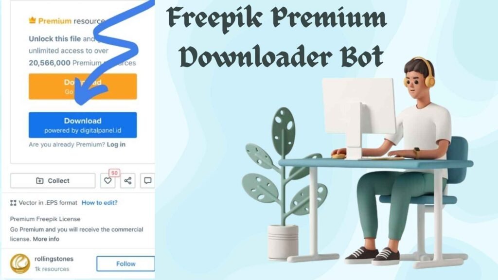 Freepik Premium Downloader Bot