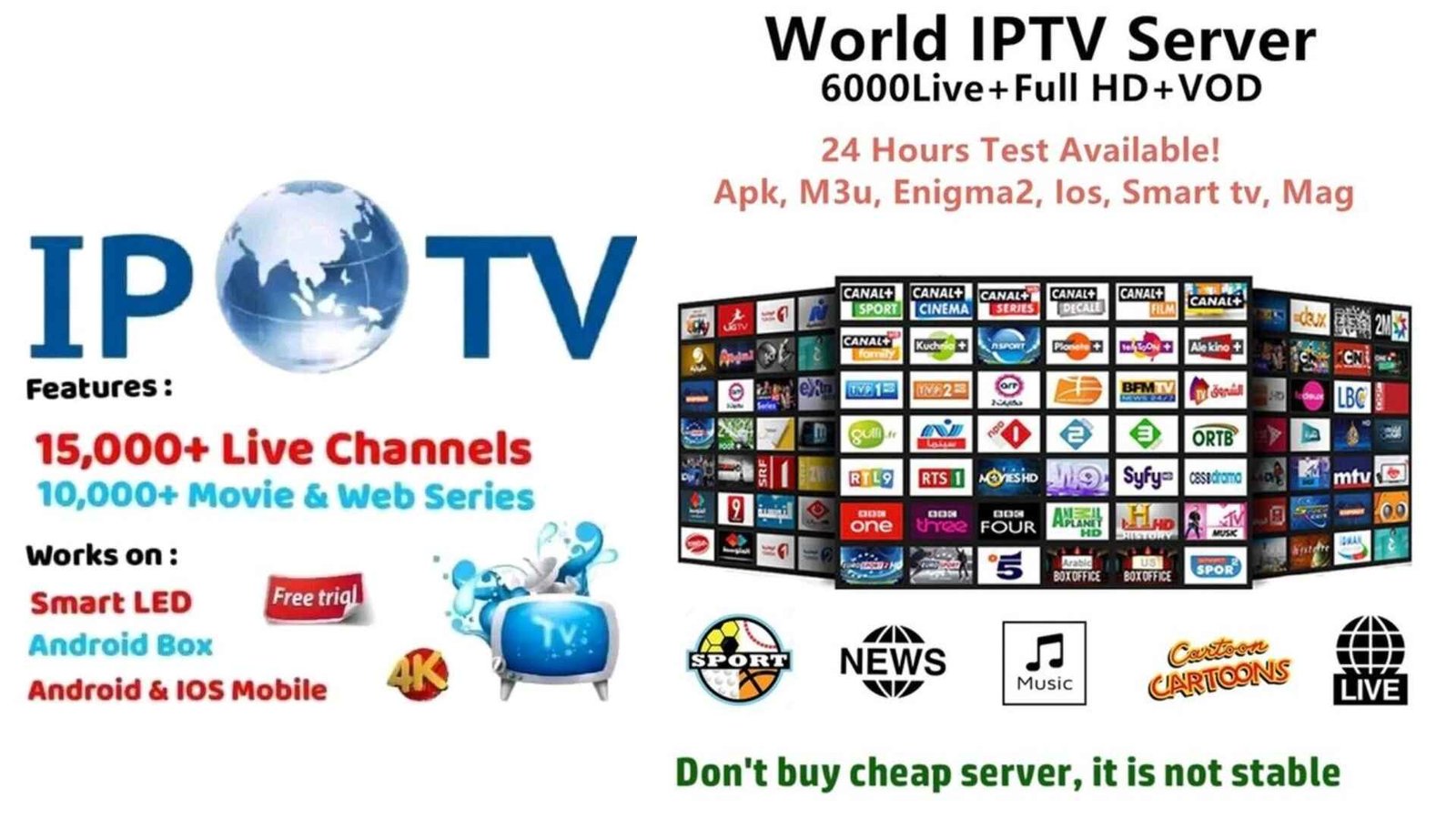 Navigator for Xtream Codes IPTV