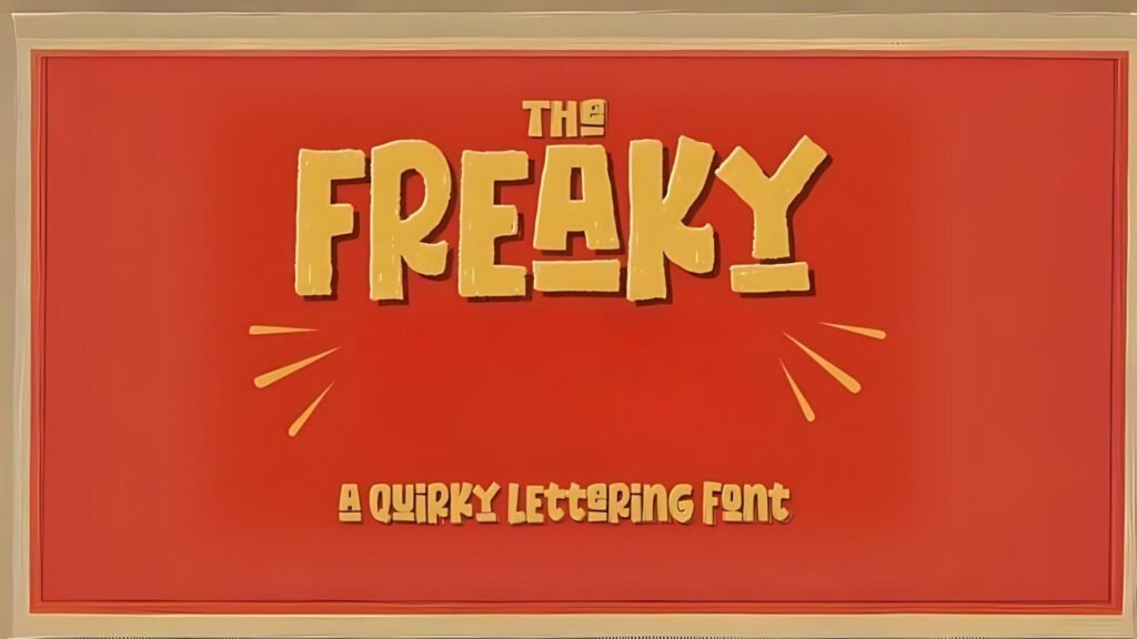 freaky font