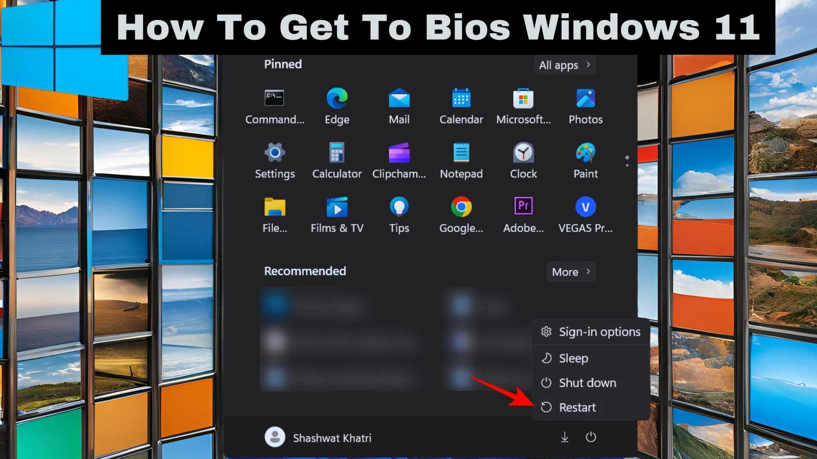 how to access bios in windows 11