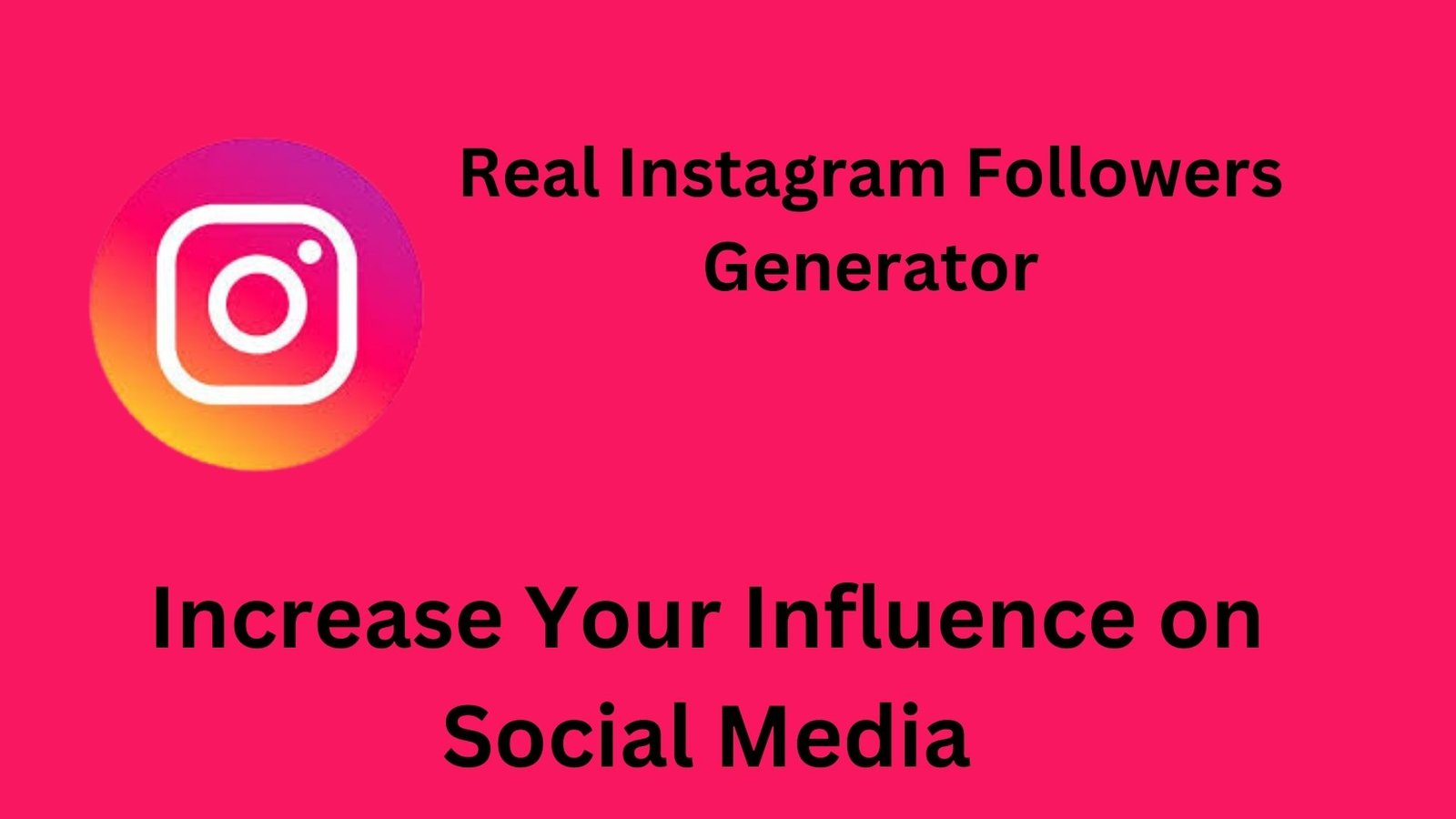 real instagram followers generator